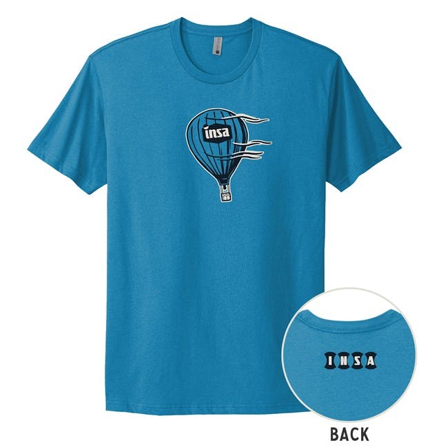 Insa Balloon T-Shirt Blue 2XL