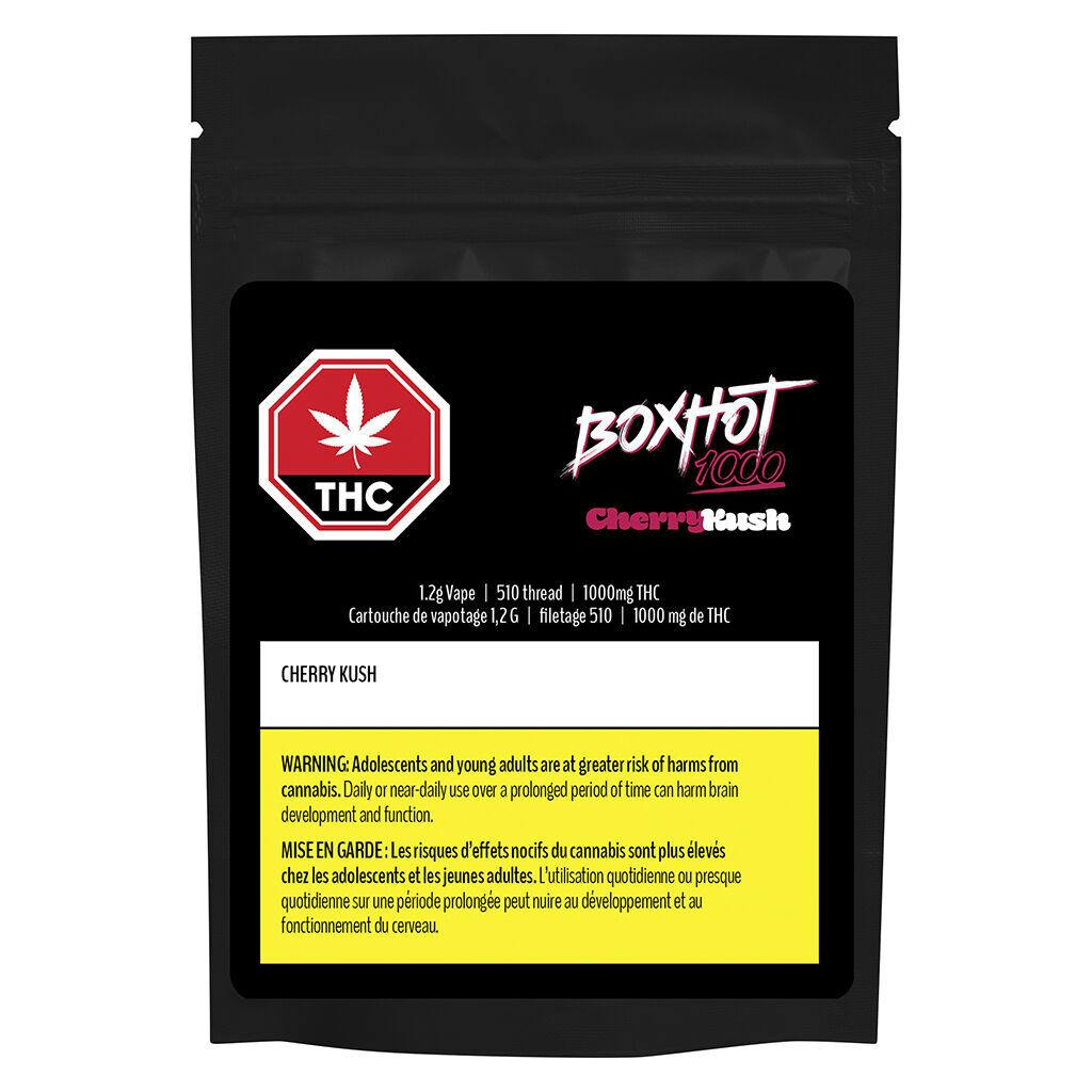 Boxhot 1000 - cherry kush 510 thread cartridge-0