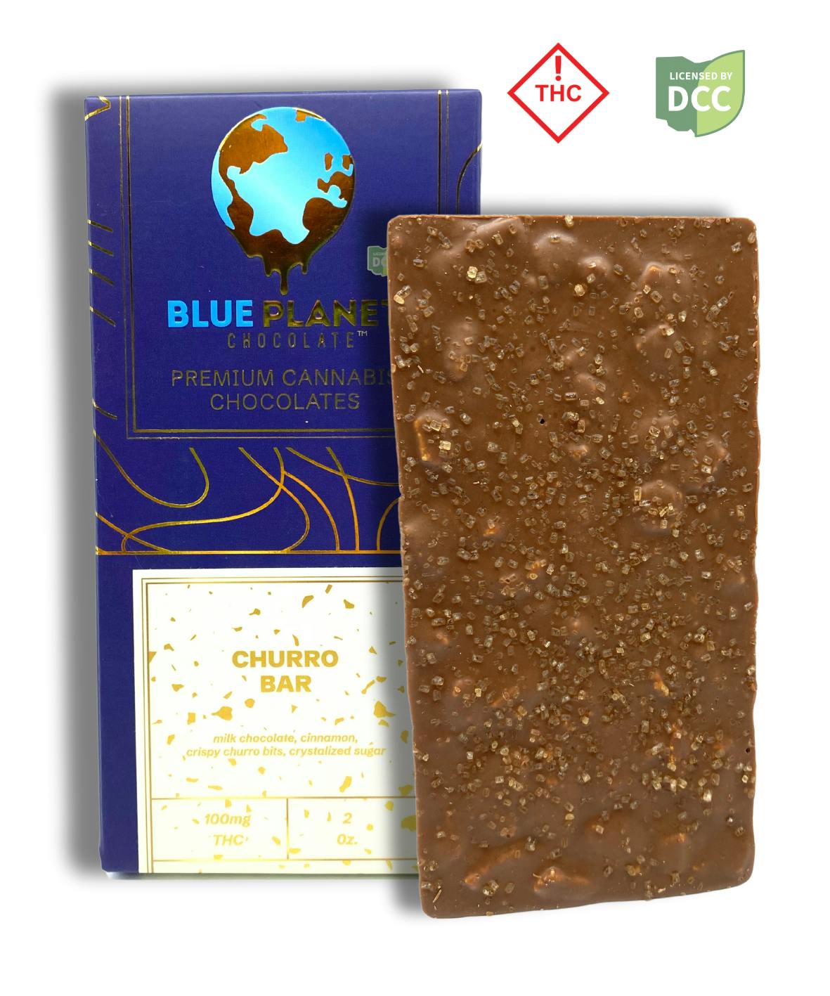 Blue Planet Chocolate Churro Bar - 20pc