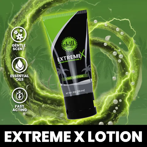 Extreme X Lotion | 2000mg THC : 2000mg CBD-active