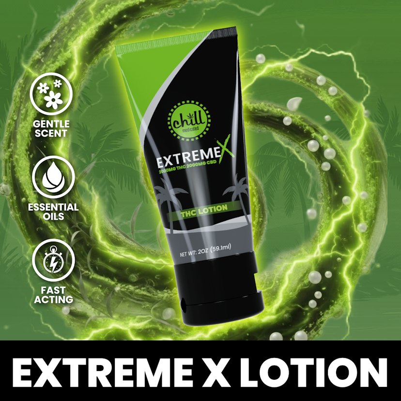 Extreme X Lotion | 2000mg THC : 2000mg CBD