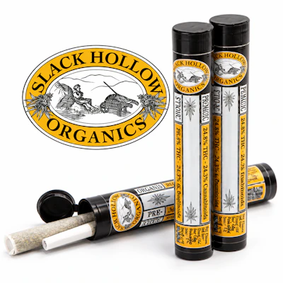 Slack Hollow Organics - 2 Pack .5g Prerolls - Lilac Diesel - PRE_ROLLS by Slack Hollow Organics at King of Budz