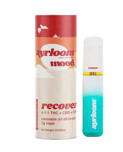 Ayrloom | Mood Recover | AIO | 1g | THC : CBD : CBG-1