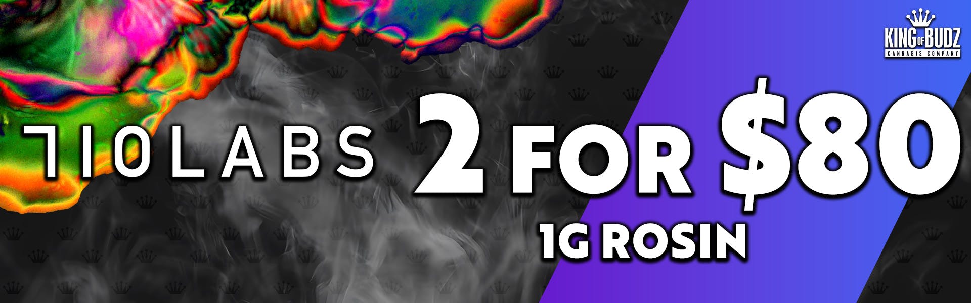 710 Labs 1g Live Rosin First Press / Live Rosin Badder - 2 for 80