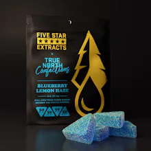 True North x Five Star Extracts  - 200mg Gummies - Blueberry Lemon Haze