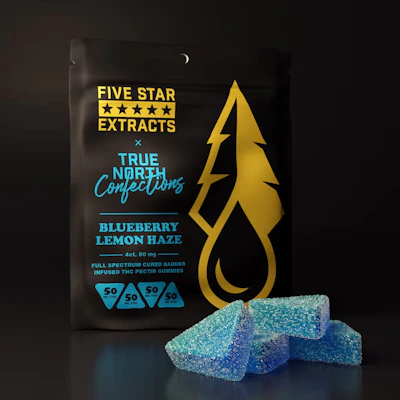 True North x Five Star Extracts - 200mg Gummies - Blueberry Lemon Haze