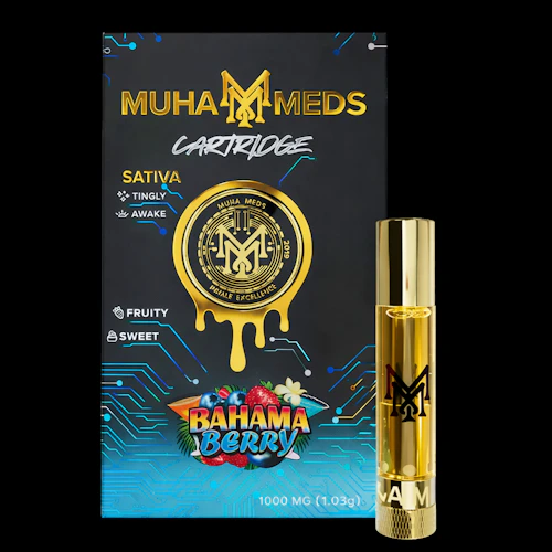 Muha Meds - 1g Cart - Bahama Berry