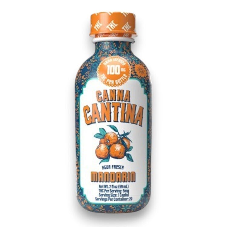 Canna Cantina: Mandarin - Beverage Shot 100mg
