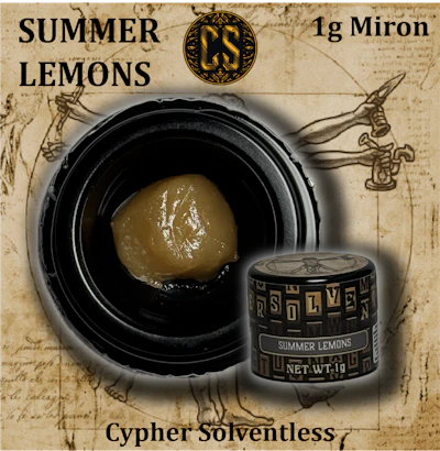 Apex - 1g Hash Rosin Cypher - Summer Lemons - CONCENTRATES by Apex Concentrates at King of Budz