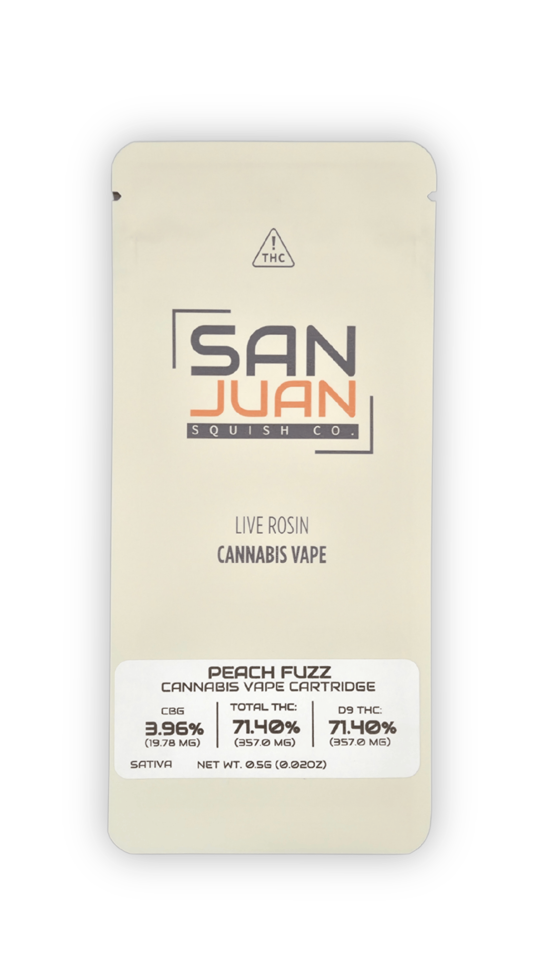 Live Rosin Peach Fuzz Cartridge