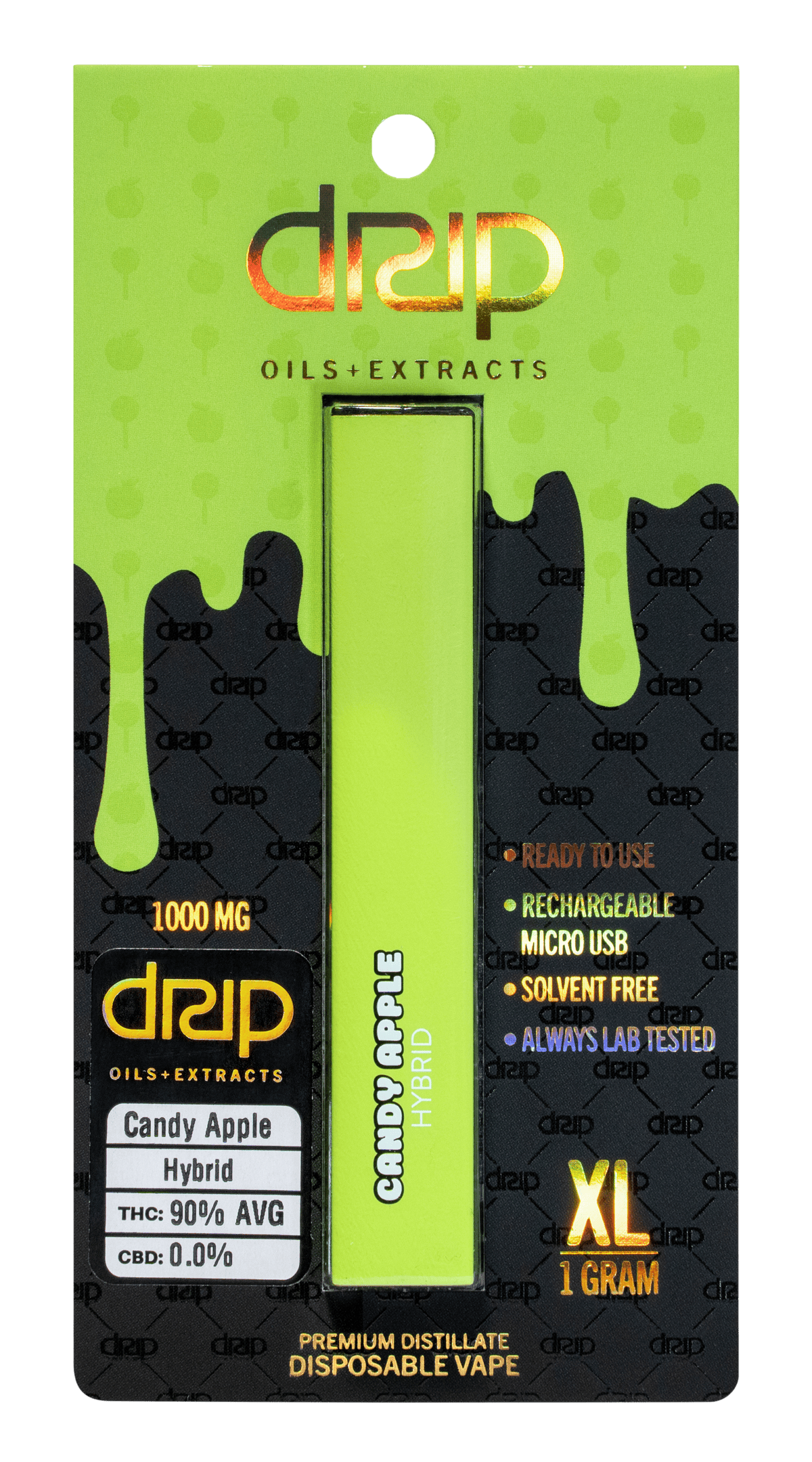 DRIP Cannabis 1g Disposable - Sour Apple