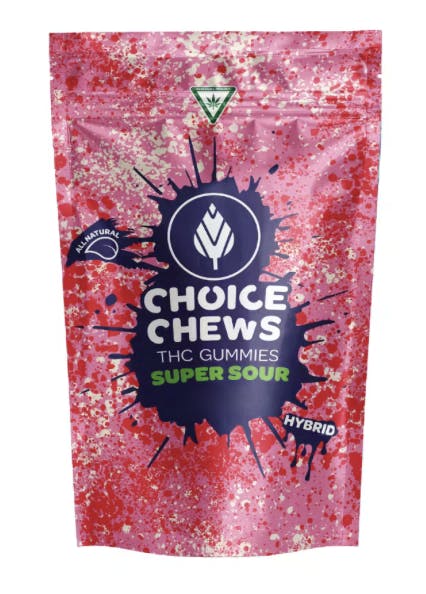 Product: Choice | Gummies - Super Sour Cherry Limeade (Hybrid) - 200mg