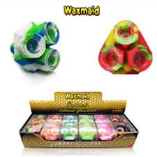 Waxmaid | Triplets Silicone & Glass Bowl | 14mm-16mm | Assorted Colors