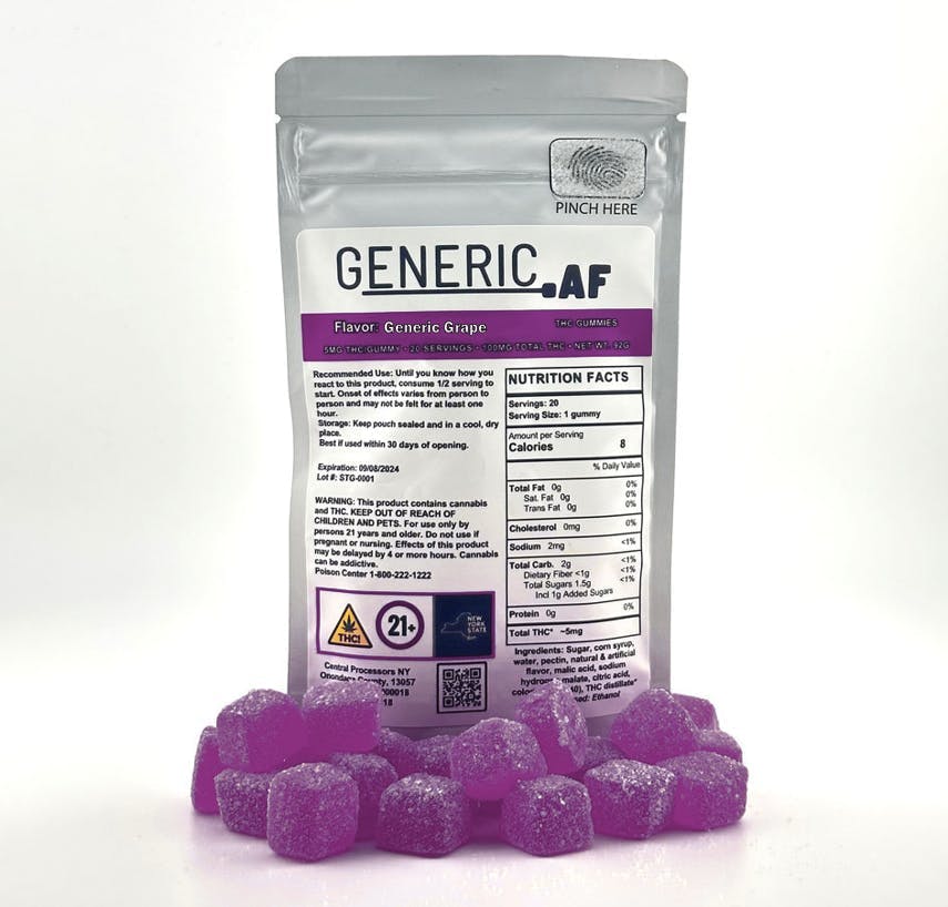 Photo of Generic AF Grape 20pk