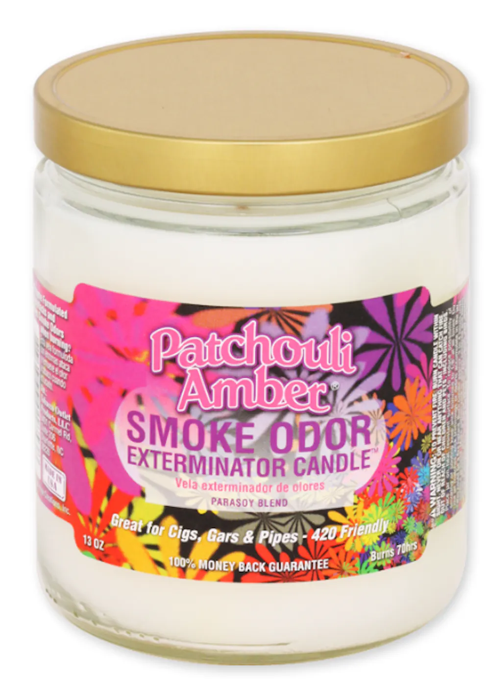 Product Smoke Odor Eliminating Candle 13oz PATCHOULI AMBER