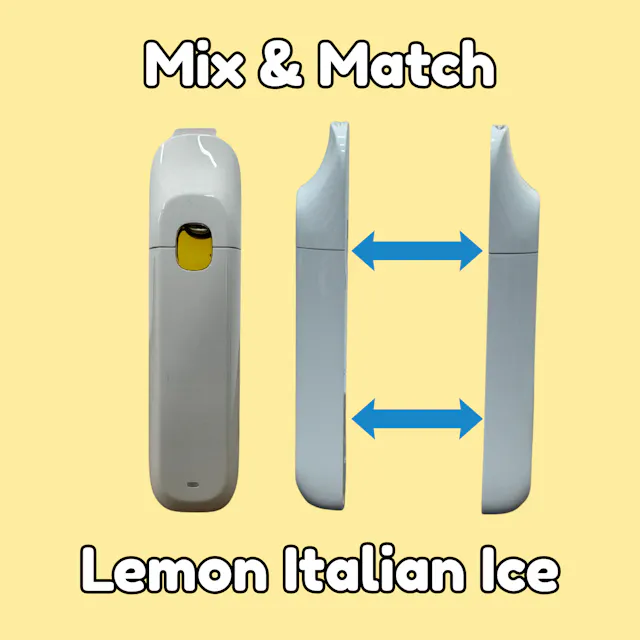 Shnicks Shnacks Flavor Chaser Disposable Lemon Italian Ice 1g (hybrid, disposables)