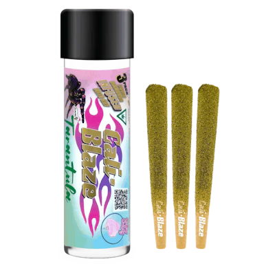 Cotton Candy Tarantula 3-Pack | 3g - PRE_ROLLS by Cali-Blaze at King of Budz