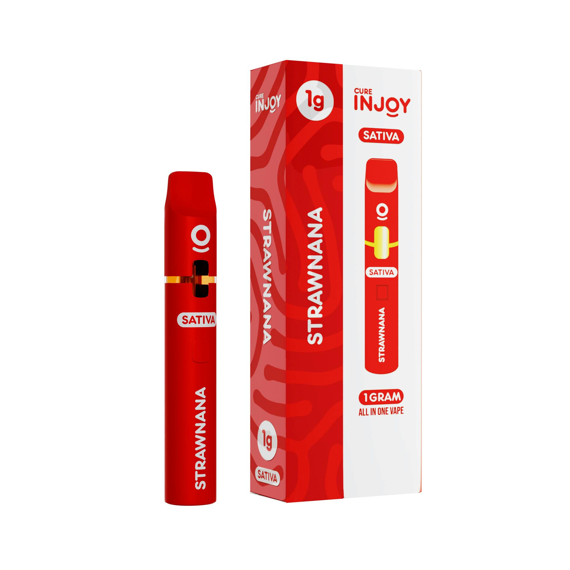 Cure Injoy - Strawnana (Sativa) All-In-One Vape | Wellgreens - Home