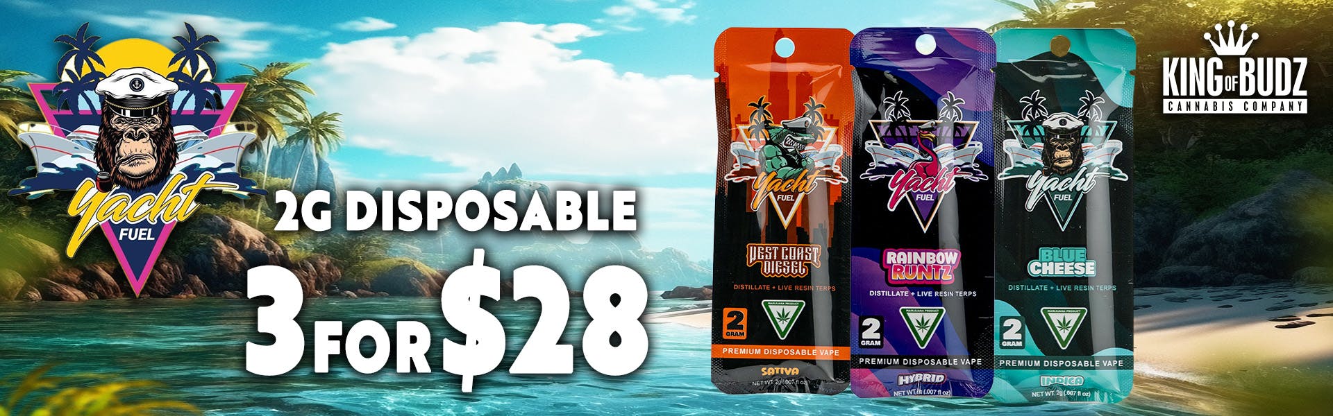 3/$28 2G Disposables