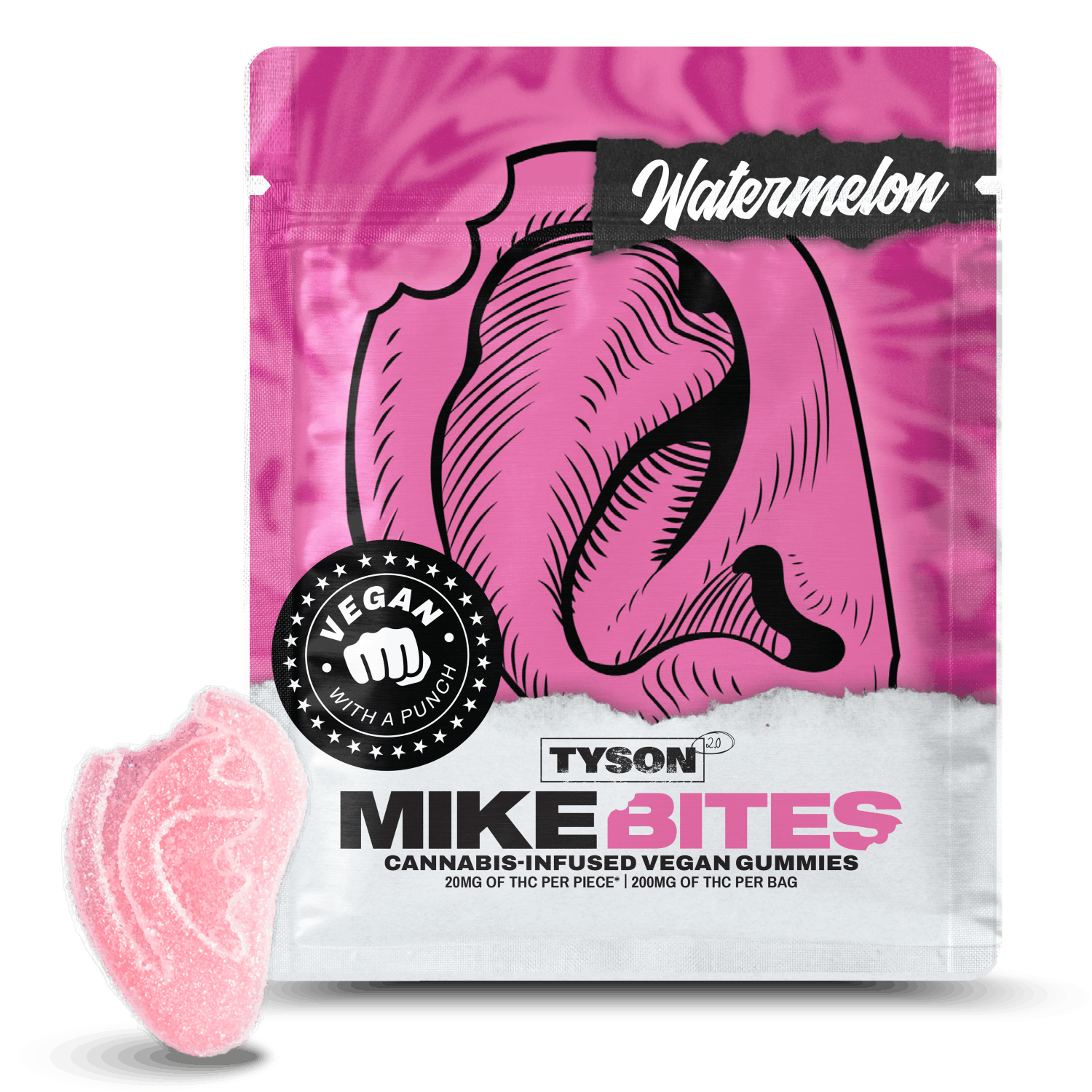 Product: Tyson 2.0 | Watermelon | Infused Gummies | 200mg | Hybrid