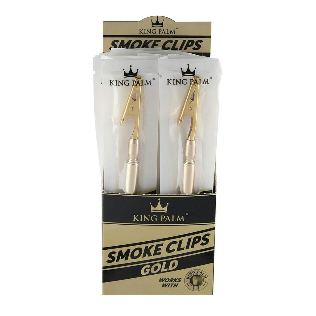 King Palm | Extendable Roach Clip - Gold