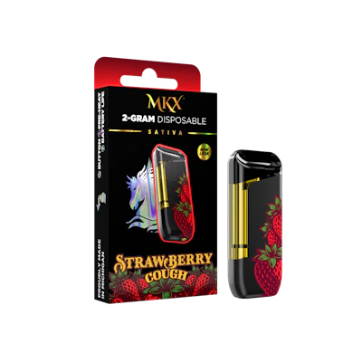 2g MKX Disposable - Strawberry Cough 2g Disposable - Sativa - DISPOSABLES by MKX Oil Co. at King of Budz