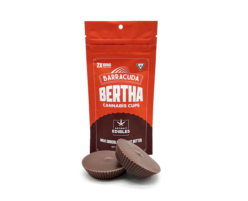 Bertha Cups - 200mg - Peanut Butter Milk Chocolate | Timber