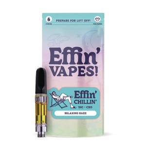 Effin' - Chillin' Relaxing Razz 7:1 (THC:CBD) - Vape Cart - 1g
