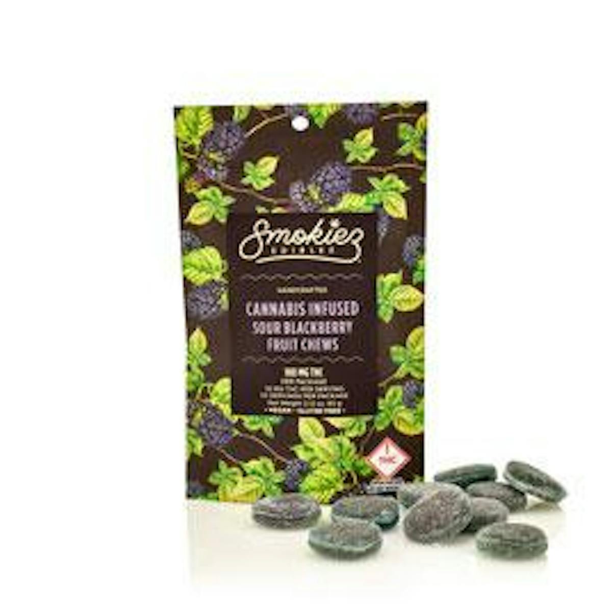 Photo of Smokiez – Gummies – Sour Blackberry (H) 100mg