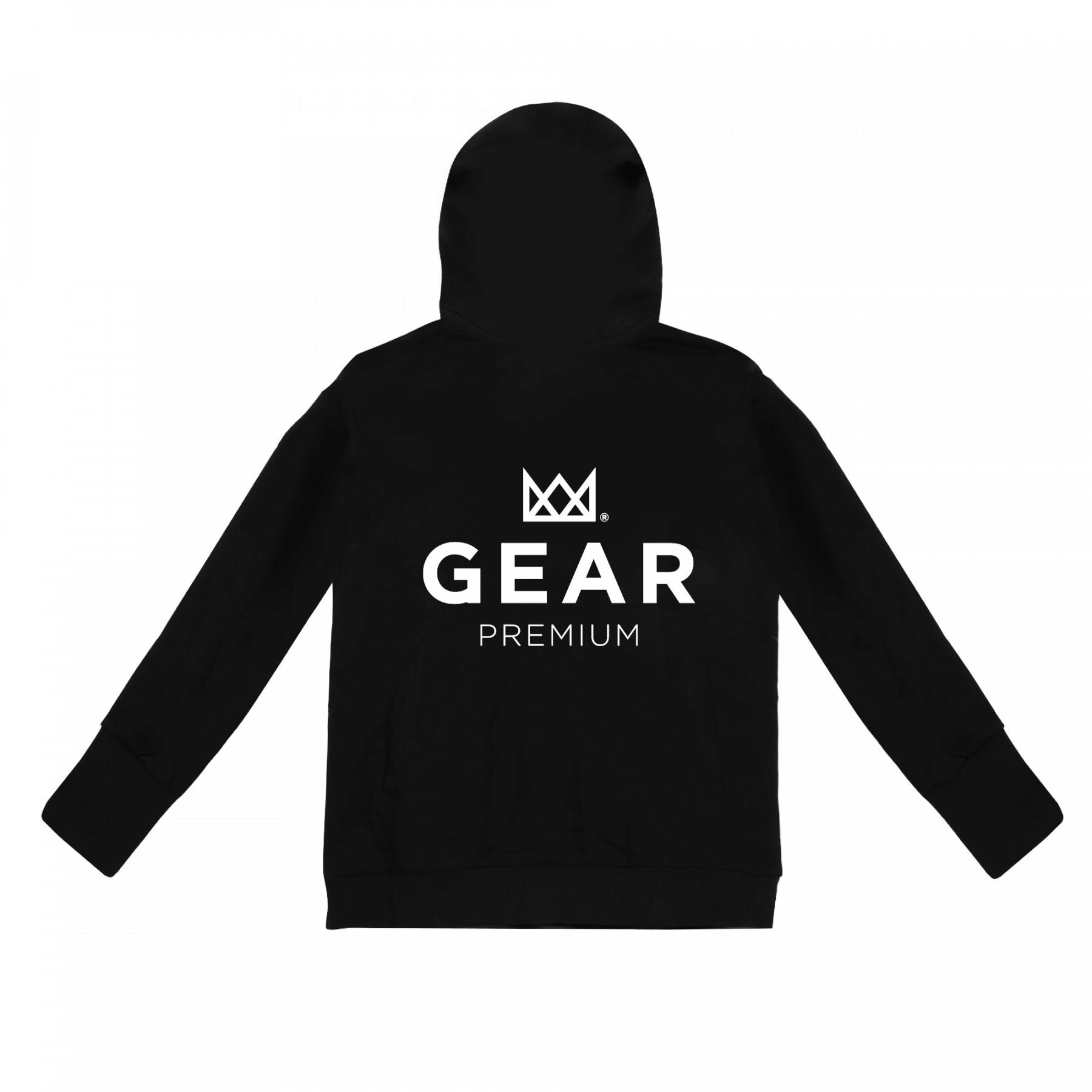 Gear premium - premium high neck hoodie - large