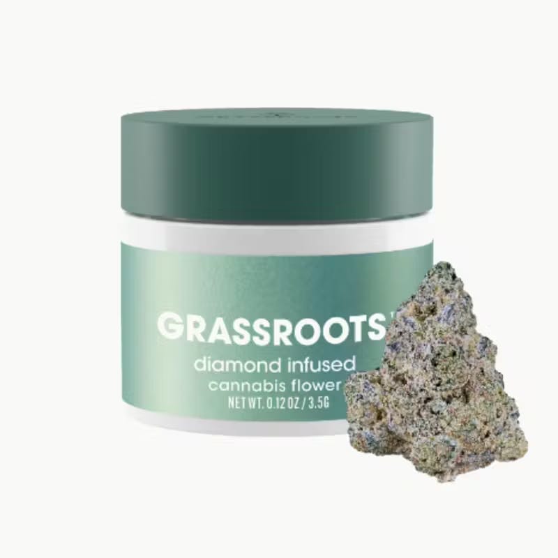 Grassroots | Peanut Butter Muffin | Diamond Infused | 3.5g