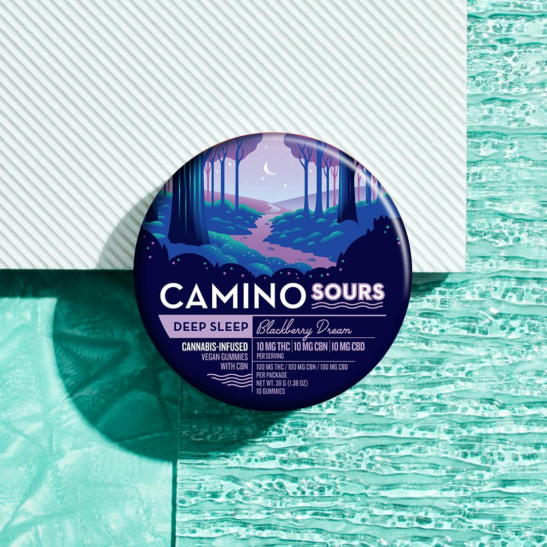 Photo of Camino Deep Sleep Blackberry Dream | CBN Gummies | 100 mg | 10pk