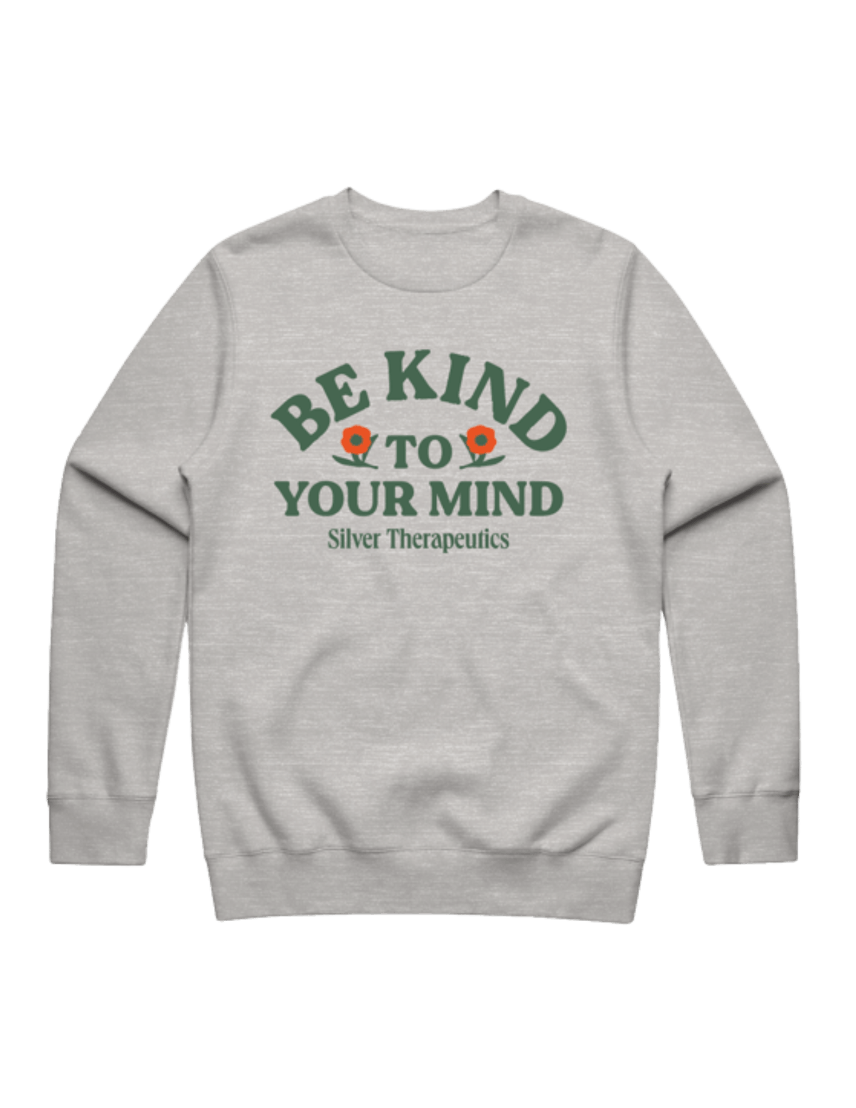 Image of Small | Grey Crewneck “Be Kind”