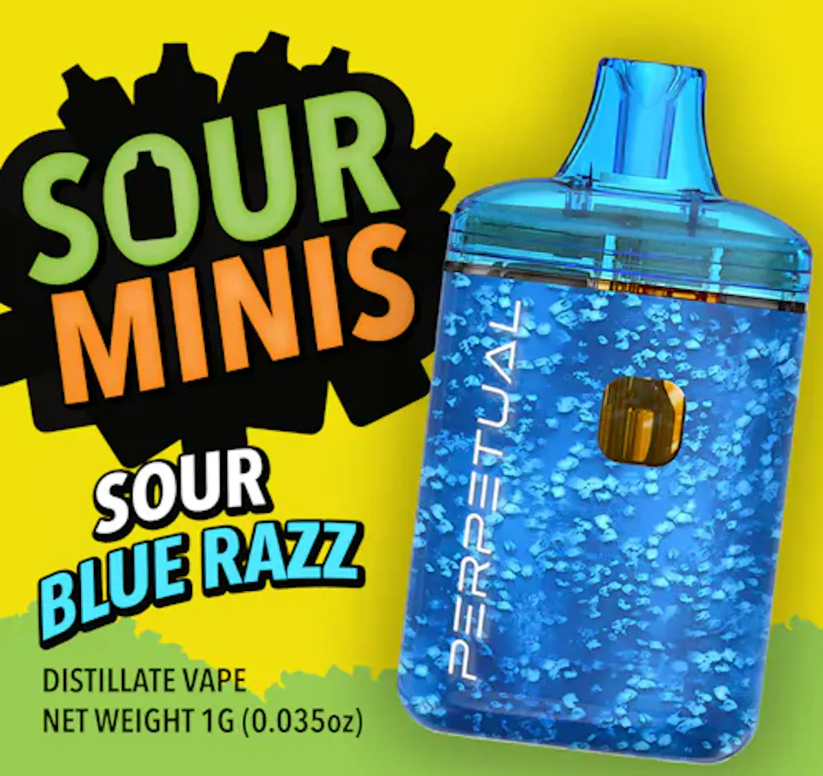 Perpetual Sour Minis Blue Raspberry Disposable - Stories Cannabis ...