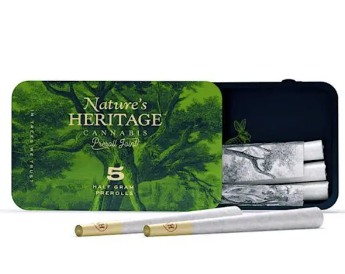 Photo of Nature’s Heritage Dosi Woah 5pk Prerolls