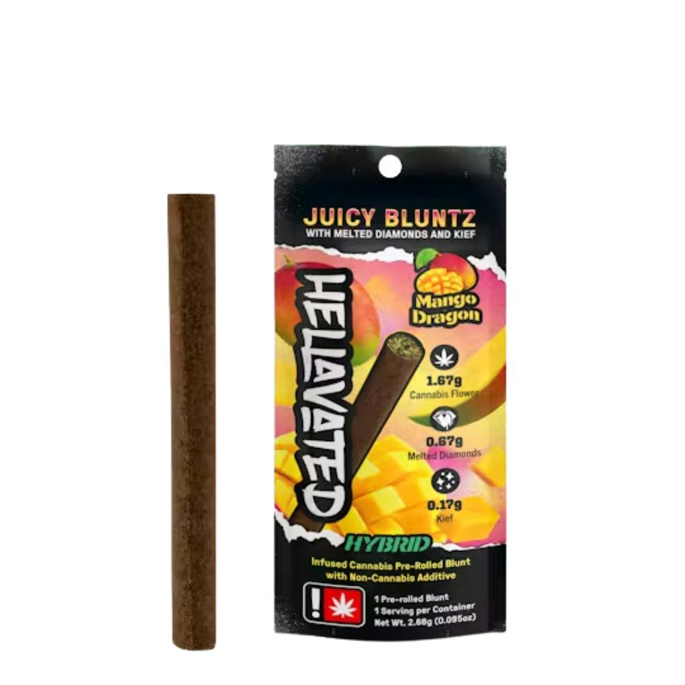 Pre-Roll - Hellavated - Mango Dragon (Infused Blunt)