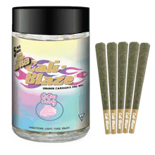 Cotton Candy Liquid Diamond Pre-Roll 5-Pack | 3.5g - PRE_ROLLS by Cali-Blaze at King of Budz