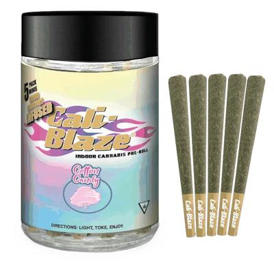 Cotton Candy Liquid Diamond Pre-Roll 5-Pack | 3.5g - PRE_ROLLS by Cali-Blaze at King of Budz