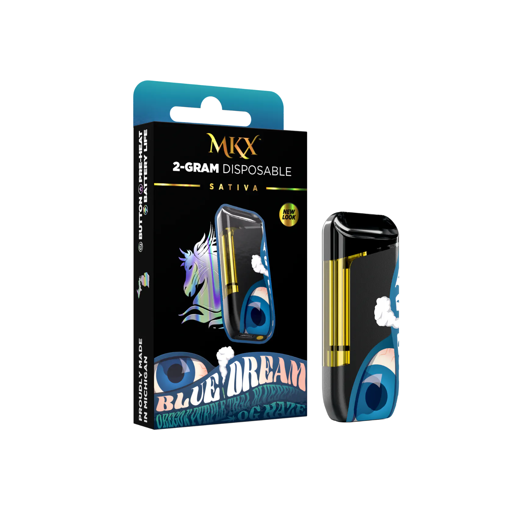 2g MKX Disposable - Blue Dream 2g Disposable - Sativa in Inkster