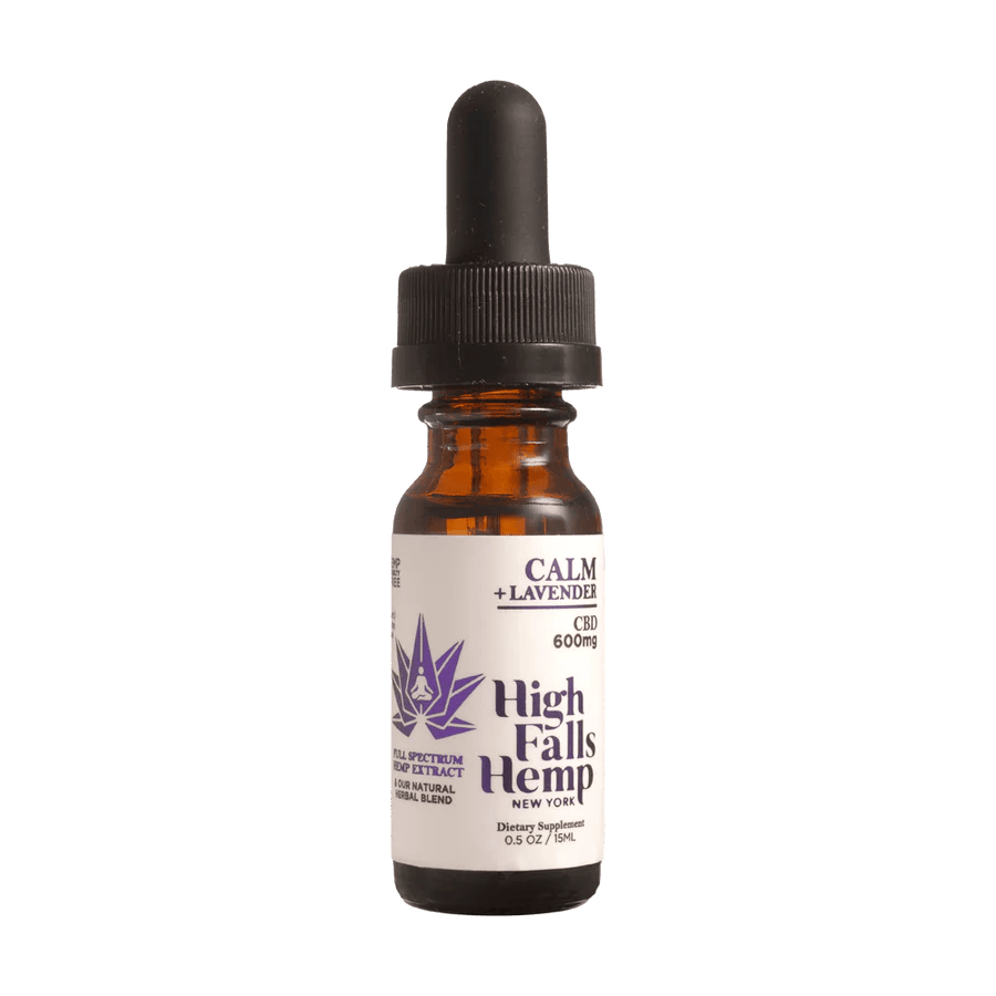 High Falls Hemp Calm Lavender 600mg CBD Tincture