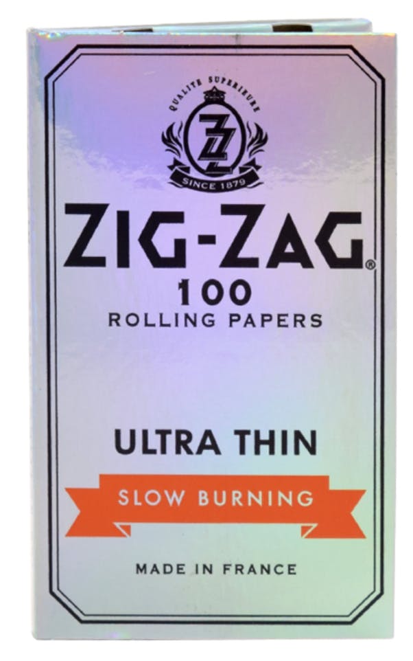 Zig Zag - Rolling Papers - Single Wide - Silver (Ultra-Thin Slow Burning)
