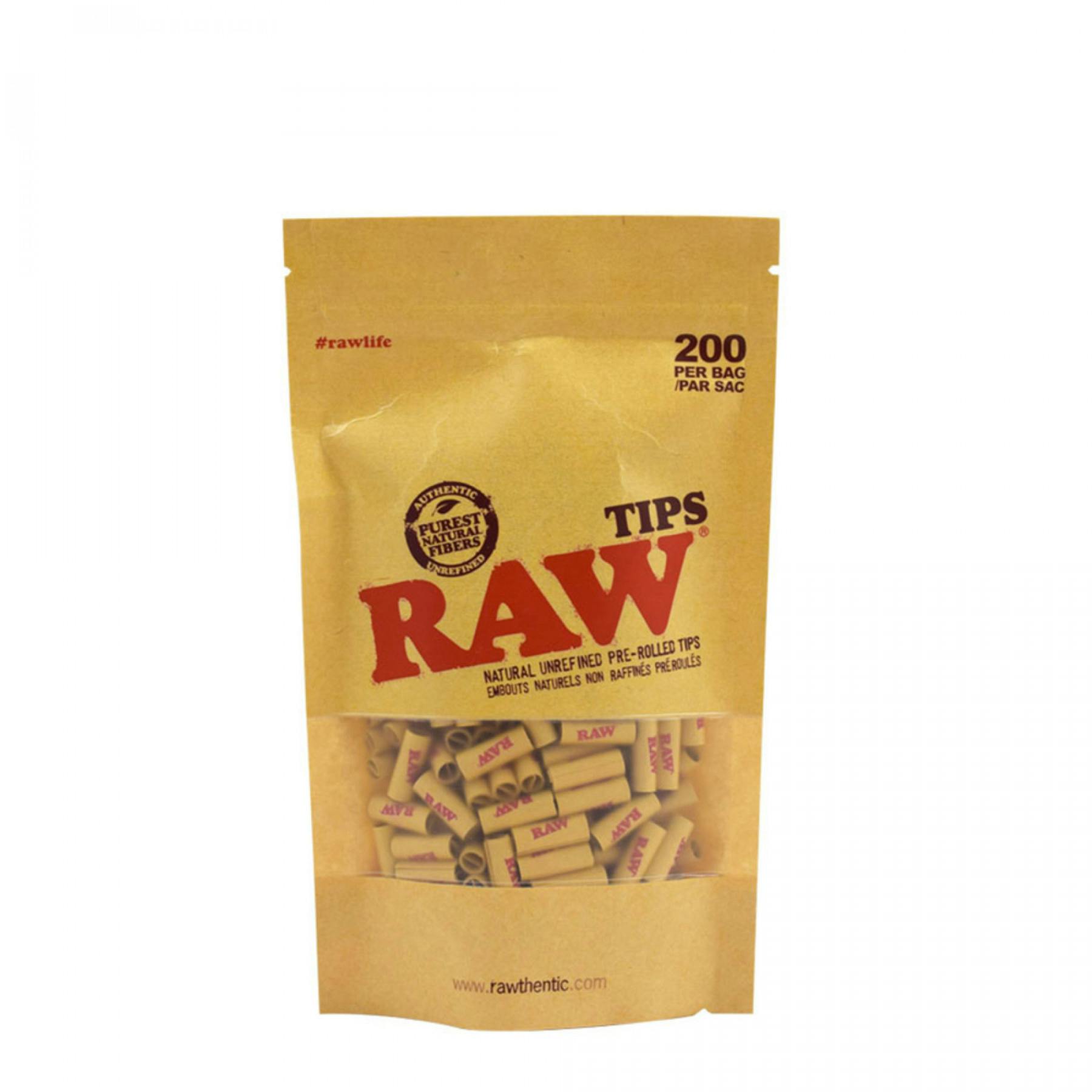 RAW - Pre-Rolled Tips - 200pk - Classic