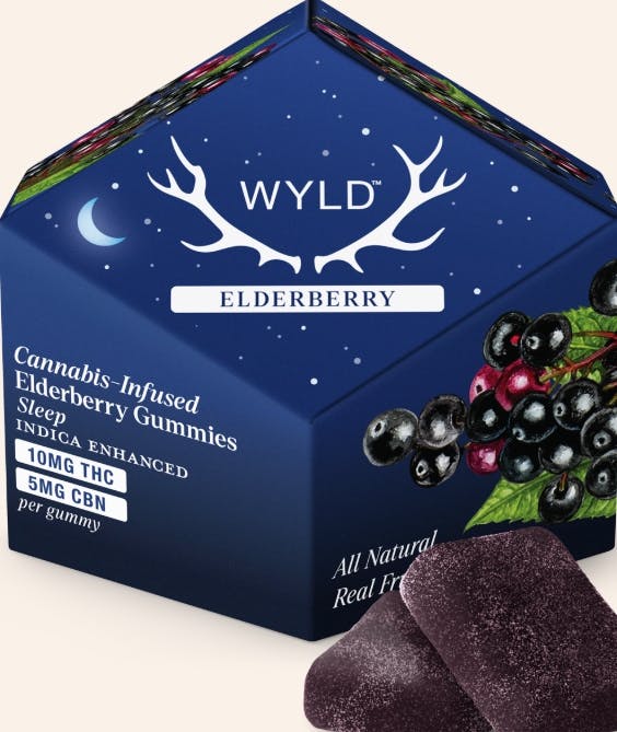 Wyld Gummies Sleep | 2:1 THC/CBN 10 Pack | Elderberry