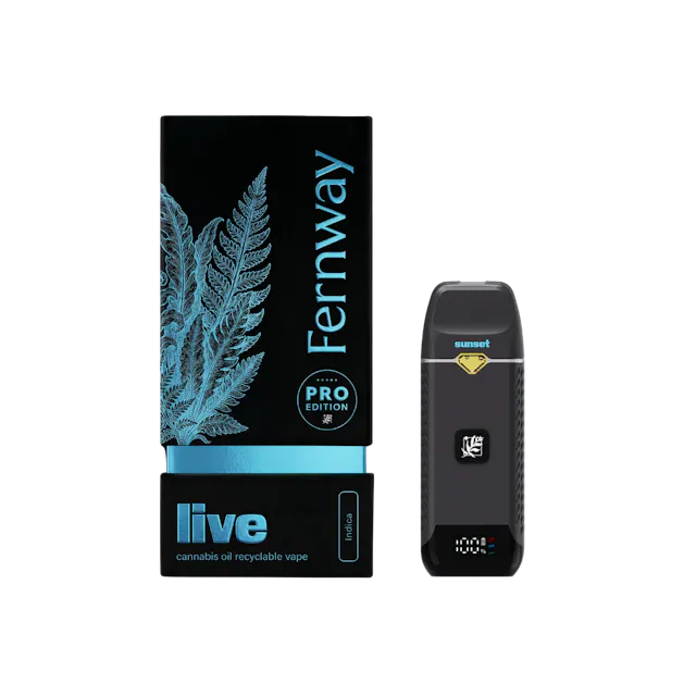 Fernway Live Terpene Disposable Purple Sunset 1g (indica, disposables)