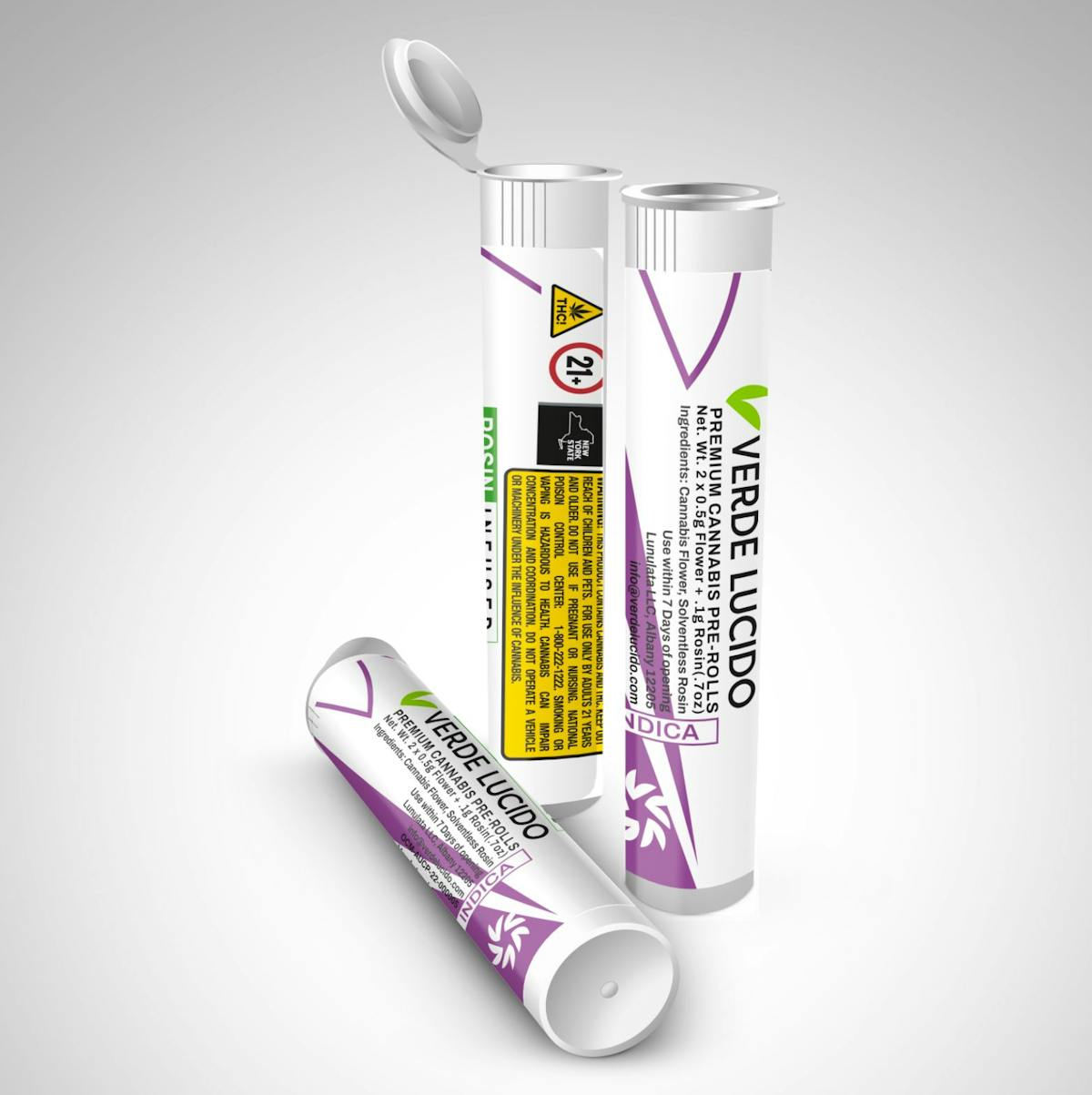 Image of Snow Panda Rosin Infused Preroll 2pk