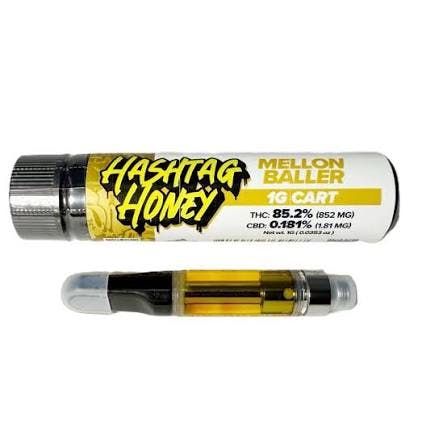 Hashtag Honey "Mellon Baller" Vape Cartridge 1g Hashtag Honey