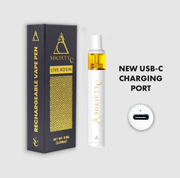 Product: Spritzer | 0.5g | Disposable | Live Rosin | Society C