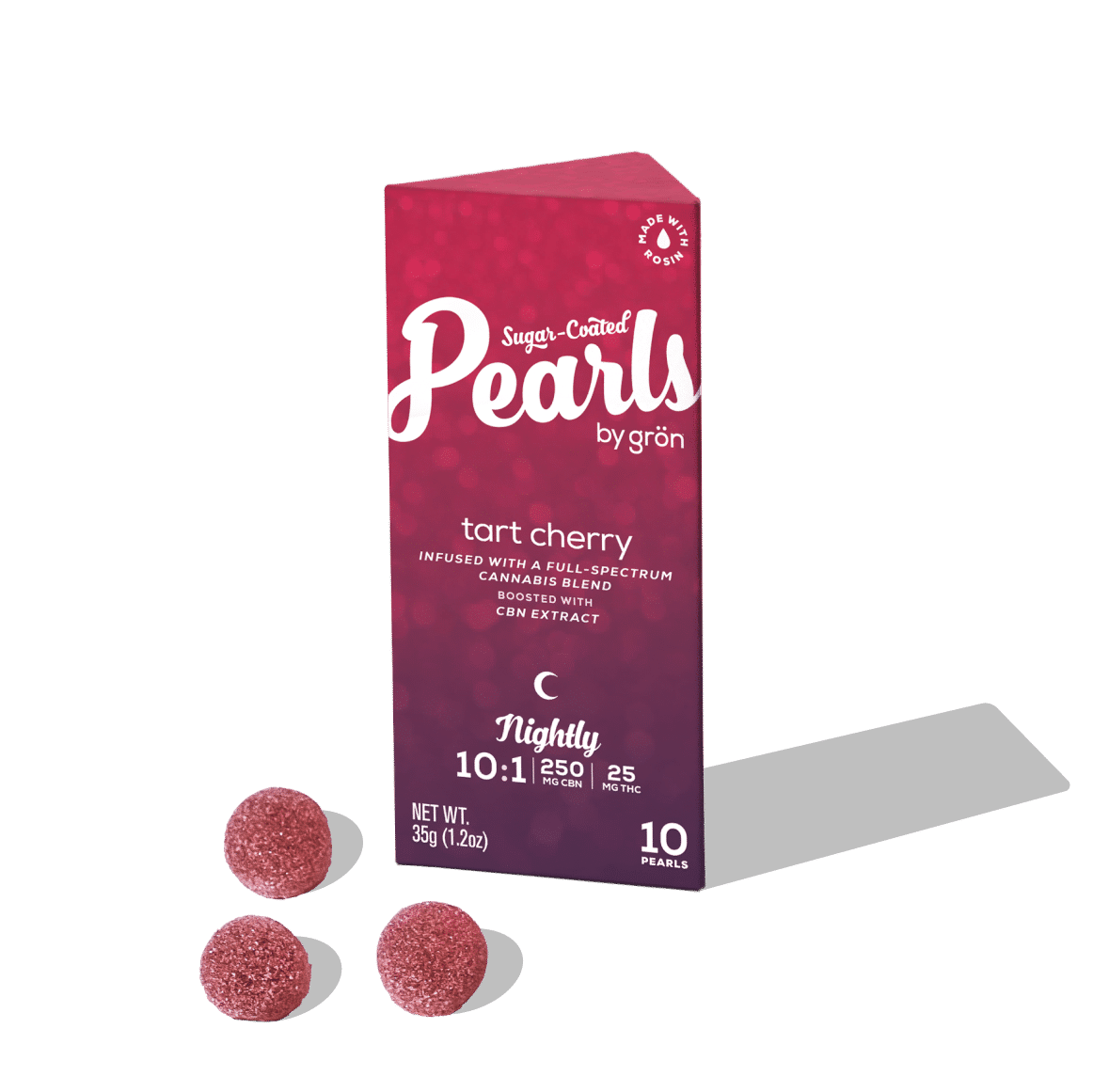 Gron Tart Cherry 10:1 CBN:THC 10pk 25mg Pearls