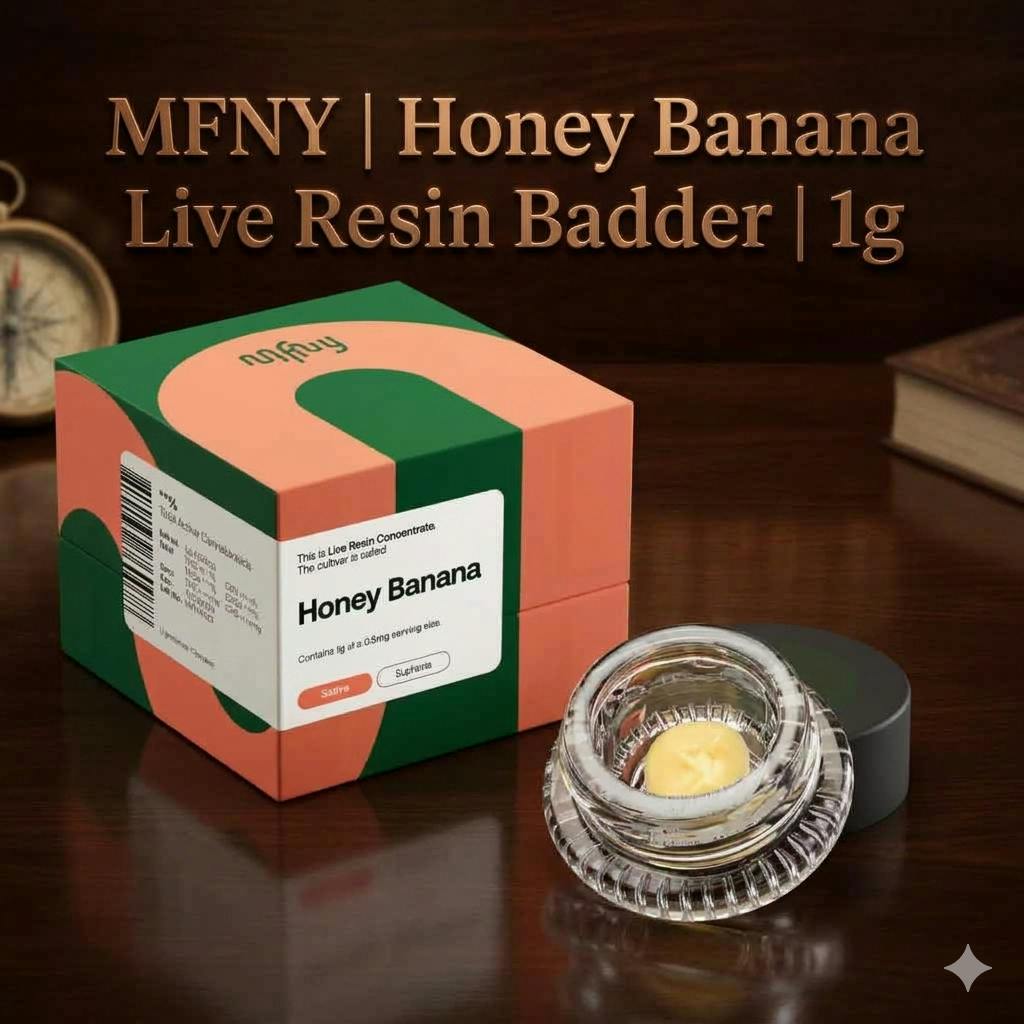 Product MFNY | Honey Banana | Live Resin Badder | 1g