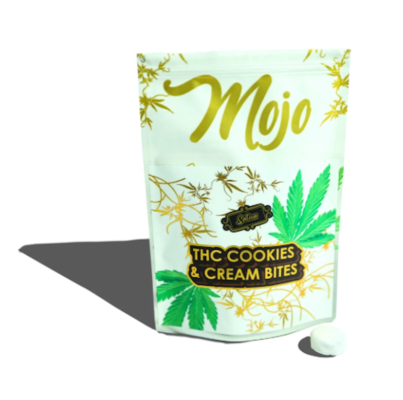 Mojo | 200mg THC Chocolate Bites | Cookies And Cream (Sativa)